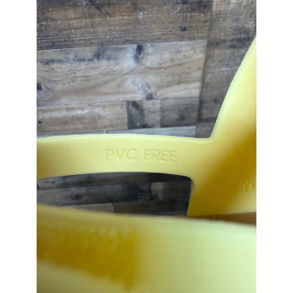 Reef Water Vista Yellow Tan Platform Sandals Womens 6 Waterproof Strappy Slide - Picture 6 of 8